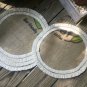 Set Of 4 Round Upcycled Coffee Beans Bag/Muslin Placemats