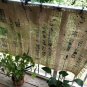 Upcycled Coffee Beans Bag Primitive Valance/Shade/ Table Runner/PrivacyCurtain