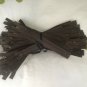 90 Brown 8" Nylon Coil Closed End Zippers