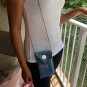 upcycled denim jeans crossbody cellphone Bag/wallet multi function Pouch