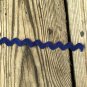 5 yds 3/4” navy ric rac trim