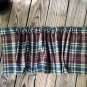 Window Valance Plaid 54x14