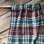 Window Valance Plaid 54x14