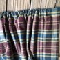 Window Valance Plaid 54x14