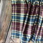 Window Valance Plaid 54x14