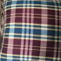 Plaid/Brown Burlap Decorative Pillow Cover 20x20
