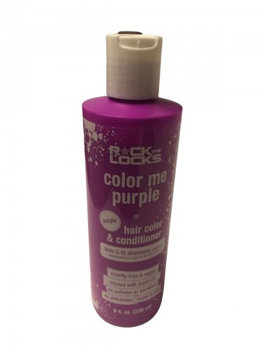 Rock The Locks Color Me Purple Hair Color & Conditioner 8 Fl.oz