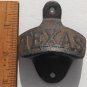 Texas Bottle Opener Rustic Cast Iron Wall Mount Lone Star State Man Cave Beer