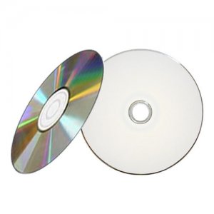 50PK Professional Grade White Inkjet HUB Printable 52X CD-R