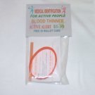 MEDICAL ID BRACELET FOR THE ACTIVE PERSON-BLOOD THINNER