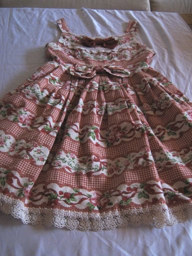 Baby the stars shine bright Strawberry Gingham Rose JSK