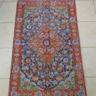 "Shalimar Garden" 2.5' * 4' Kashmir silk rug