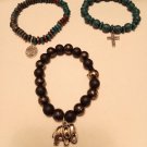 beaded stretchable bracelets