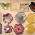 Resin charm or jewelry boxes