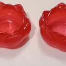 Resin Red Candle holders