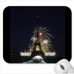 Eiffel Tower Mouse Pad