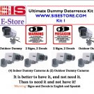 Ultimate! Dummy Camera Deterrence Kit w\ Signs & Decals & FREE SHIPPING!