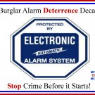1 Commercial Grade Burglar Alarm System Deterrent Warning Decal #102