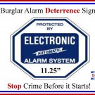 1 Commercial Grade Burglar ALARM System Deterrence Warning! Sign #102