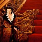 Scarlett on the Staircase