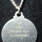 VINTAGE 1980 OHIO Spring Hill Nursery Promotional Necklace