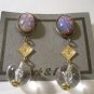 1980 Vintage Department Store Brand New Clip On Earrings
