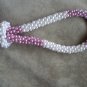 Vintage 80’s Tie Style Beaded Necklace