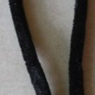 80’s Vintage Black Corded Shell Choker