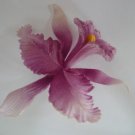 Vintage West Germany Celluloid Passion Purple Flower Brooch