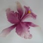 Vintage West Germany Celluloid Passion Purple Flower Brooch