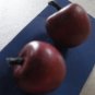 Vintage 80âs Wooden Teacherâs Apple Post Earrings
