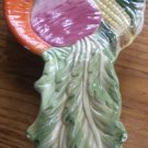 Vintage Ceramic Fruit Spoon Rest
