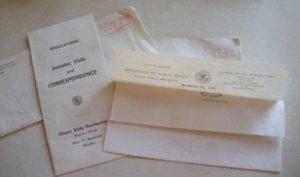 Vintage Doc./Letters from Illinois State Penitentiary/P