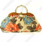 Chinese Hand Beaded Floral Handbag