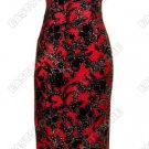 Floral Burn Out Velvet Cheongsam