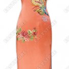 Exquisite Dancing Phoenix Silk Cheongsam