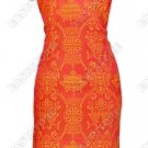 Blessing Double Fishes Silk Cheongsam