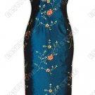 Traditional Floral Embroidered Cheongsam