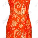Phoenix Tail Pattern Brocade Cheongsam