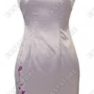 Floral Embroidered Silk Cheongsam