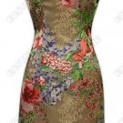 Fashionable Burn-out Silk Cheongsam
