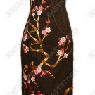 Blooming Mei Hua Embroidery Silk Crape Cheongsam
