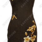 Suave Yulan Embroidered Silk Crape Cheongsam