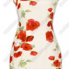 Blooming Roses Printed Silk Cheongsam