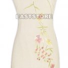Entrancing V-neck Flower Embroidery Dress