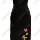 Romantic Die Lian Hua Embroidered Silk Cheongsam