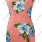 Chinese Hibiscus Mid-Length Cheongsam