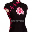 Feminine Chinese Peony Blouse