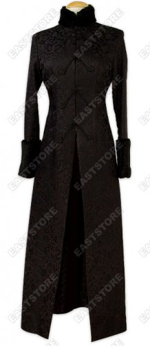 Faux Fur Dragon Brocade Coat