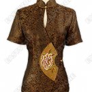 Peony Embroidered Xiang Yun Sha Blouse